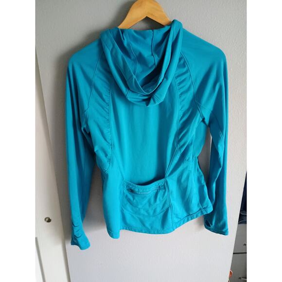 Athleta women's zip up jacket blue size small - Picture 4 of 6
